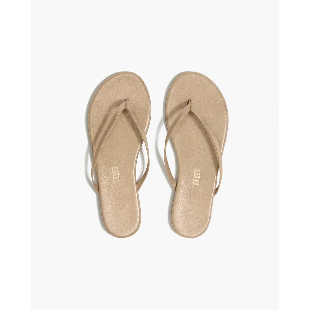 TKEES Glitters Sandals Pink Pearl Size 9 New With Tags